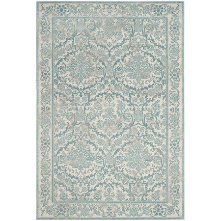 Safavieh Evoke Medium Rectangle Area Rug Ivory & Light Blue - 5 ft.-1 in. x 7 ft.-6 in. EVK242C-5